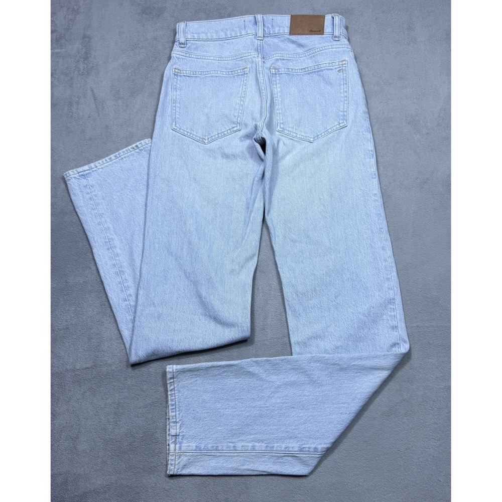 Madewell Jeans Womens 24x33 The Dean Easy Straight Jean ButtonFly Light Wash USA - Picture 5 of 10